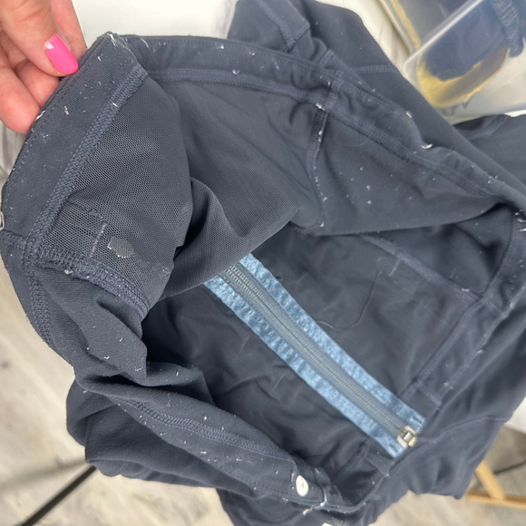 Lululemon Gray Workout Full zip Sweater Athleisure Soccer Mom‎ Small/4 - Picture 5 of 6